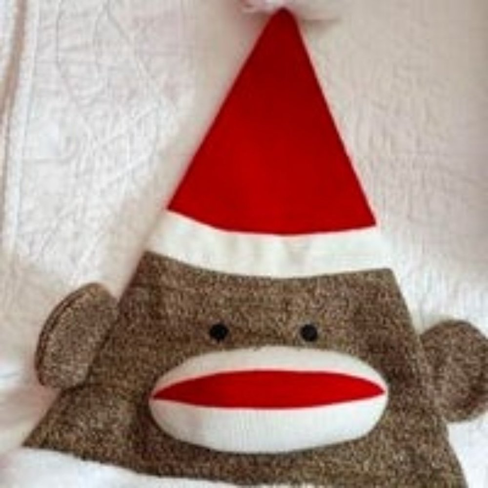 Sock monkey hat